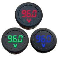 (กันน้ำ) มิเตอร์วัดแรงดัน 5V-100V ทรงกลม Circular Voltmeter meter มิเตอร์ วงกลม