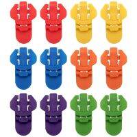 Color Coded Drink Shield and Soda Protector for Family, 12Pk Fun Colored Plastic Tab Openers for Pop, Beer or Soda Cans