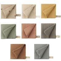 ✎◐❖ 23x23cm Muslin Baby Washcloths with Strong Absorbent 8 Colors Face Towels