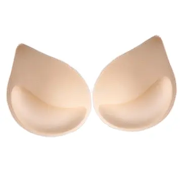3 Pairs Triangle Shape Removable Sponge Bra pad Breathable Bra Push Up Bra  Breast Insert Pads Breast Enhancers Shaper for Bikini Swimsuit Sports Bra  Yoga Bra : : Clothing & Accessories