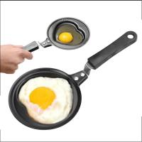 Mini Breakfast Egg Frying Pot Non-Stick Egg Mold Pan Flip Omelette Mold