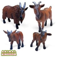 Animal Kingdom - โมเดล Goat แพะ พ่อแม่ลูก ชุด 4 ตัว (จากสงขลา)