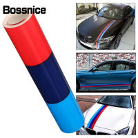 Bossnice 1m สติกเกอร์รถ M สีลาย Rally Side Hood Racing Motorsport ไวนิล Decal สติกเกอร์แถบกันชนฝาครอบเครื่องยนต์สำหรับ BMW-iodz29 shop