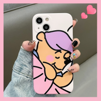 เคสโทรศัพท์ลายการ์ตูนน่ารักลายวินนี่ช้อนส้อมมีดหมีพูห์เคสโทรศัพท์มือถือสุนัข Pochacco สำหรับ iPhone 14 Pro Max 13 Pro Max 12 Pro Max ซิลิโคนนิ่มด้านหลังสำหรับ iPhone 11