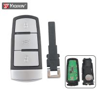 YIQIXIN 3ปุ่ม433Mhz กุญแจรถศิลปะสำหรับ Vw/ Volkswage Passat B6 3C B7 Magotan CC 3C0 959 752 BA 2009ด้วยชิป ID48