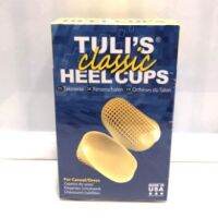 Tuli’s classic heel cups แผ่นรองส้นเท้า เพิ่มความยืดหยุ่น ลดปวดส้นเท้า บรรเทาและป้องกันรองช้ำ แผ่นนิ่ม ใส่สบาย