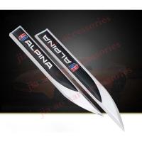 Upgrade 3D ABS Chrome Logo Car Sticker Metal Emblem Badge Door Decal Auto Accessories for ALPINA Logo Car Styling