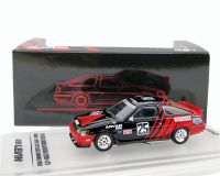 【Booming】 Fashions King 1:64 INNO64 Toyota Corolla Levin AE86 #25 ADVAN JTC รถโมเดล Diecast แข่งรถ