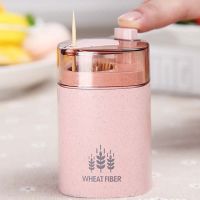 1PC Automatic Toothpick Holder Container Household Dining Table Toothpick Storage Box Toothpick Dispenser Rack Table Decorations