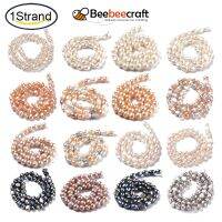 1 Strand Natural Cultured Freshwater Pearl Beads Strands Potato Seashell Color for Jewelry Making 3~10x2~9mm Hole: 0.6mm about 36~160pcs/Strand 13.78~15.35(34~39cm)