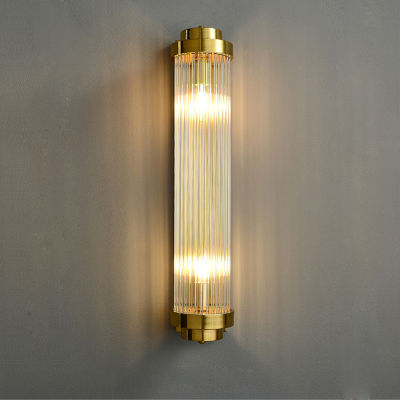 Art Deco Modern Stainless Steel Crystal Black Gold LED Wall lamp Wall Light Wall Sconce For Bedroom Corridor