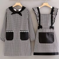 [COD] French retro literary overcoat womens new adult long-sleeved home kitchen 2022 foreign air defense