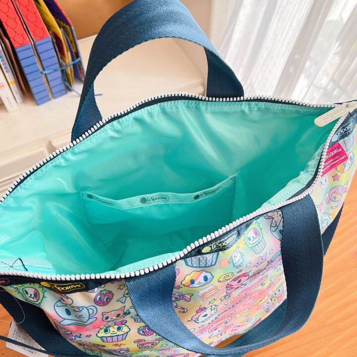 lesportsac-2023-กระเป๋าผู้หญิงกระเป๋าสะพายข้างแฟชั่นกระเป๋าโท้ท4360โดนัท-dreamland