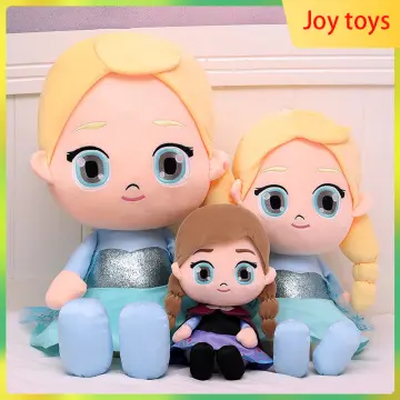 Queen Frozen Elsa Olaf Princess Anna Plush Dolls