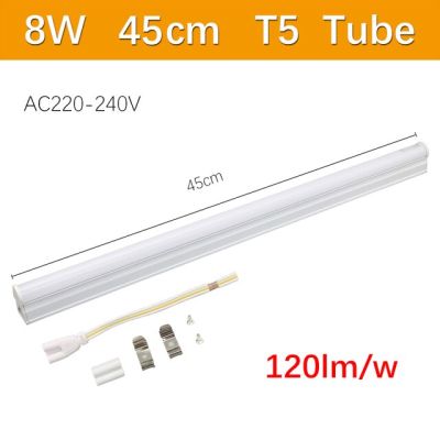 ไฟหลอด Led T5หลอดไฟนีออน Led สำรองขนาด220V 30/45ซม. โคมไฟติดผนังแท่ง Led 4W 5W 6W 8W สำหรับไฟห้องนอนในบ้านและห้องครัว