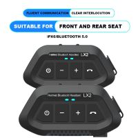 【LZ】❡☸  LX2 Bluetooth capacete da motocicleta fone de ouvido sem fio impermeável fone de ouvido de música metade completo capacete chamada handsfree