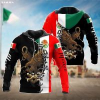 Xzx180305 Mexico Flag weight edge 3D print zipper Hoodie man female Pullover Sweatshirt Hooded Jacket Jersey tracksuit