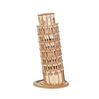 ‼️สต็อกไทย พร้อมส่ง‼️ จิ๊กซอว์ไม้ Rolife Leaning Tower of Pisa 3D Wooden Puzzle TG304