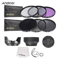 Andoer 77mm Lens Filter Kit UV+CPL+FLD+NDwith Carry Pouch Lens Cap Lens thumbnail