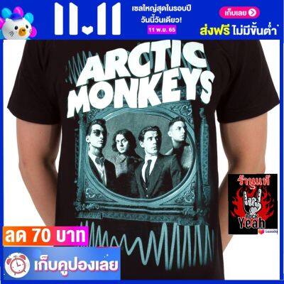 เสื้อวง ARCTIC MONKEYS เสื้อผ้าแฟชั่น Rock อาร์กติกมังกีส์ ไซส์ยุโรป RCM1478