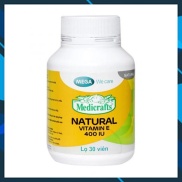 VIÊN UỐNG MEDICRAFTS NATURAL VITAMIN E 400 IU 30 VIÊN h chuẩn