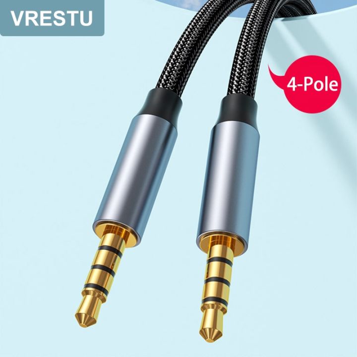 4-Pole 3.5mm Jack Audio Cable (2m)