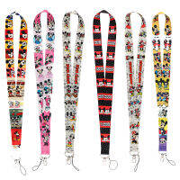 10Pcs สายคล้องศัพท์ Lanyard พวงกุญแจสำหรับกระเป๋าสตางค์ศัพท์ Charm Chain กุญแจรถการ์ตูนแหวนสายรัดข้อมือ Anti-Lost Rope