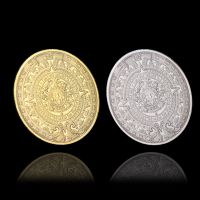 【CC】✈  REPLICA Maya Memorial Coin Pyramids Coins Decoration Mexico  And Foreign