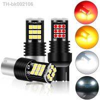 ☒ 2PCS T20 7443 7440 3030 24SMD LED Bulbs Car Brake Bulbs Lights Reverse Red Yellow White 12v