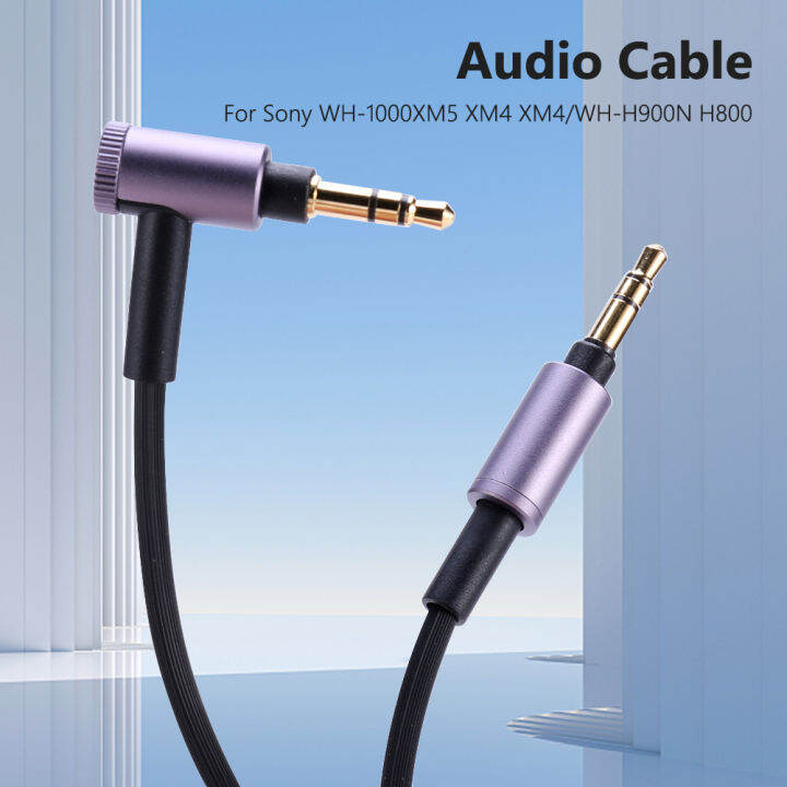 3.5mm AUX Audio Cable Volume Control 1.5m Audio Line for Sony WH