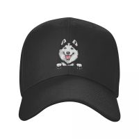 Custom Siberian Husky Baseball Cap Outdoor Adjustable Alaskan Malamute Dog Dad Hat Summer Snapback Caps Trucker Hats