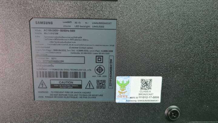 ทีคอน-t-con-samsung-ua43j5202ak-พาร์ท-hv430fhb-n1a-อะไหล่แท้-ของถอดมือสอง