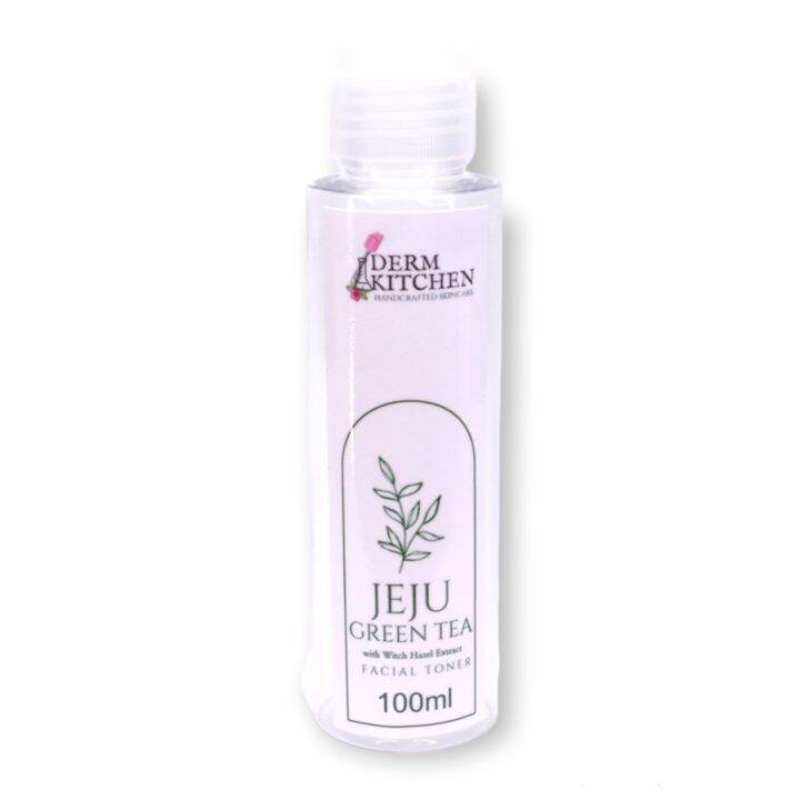 Jeju Green Tea Facial Toner with Witch Hazel Extract Korean Glowing