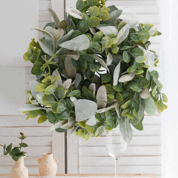 3x-lambs-ear-garland-greenery-and-eucalyptus-vine-38-inches-long-light-colored-flocked-leaves-soft-and-drapey-wedding