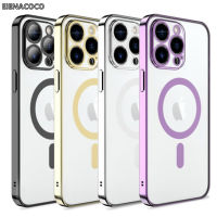 ESHOPPE - iPhone 11, iPhone 11 Pro, iPhone 11 Pro Max (จัดส่งจากประเทศไทย) magsafe การชาร์จแบบไร้สายนาโนชุบเคสฝาหลัง Square Edge Plating Case Back cover