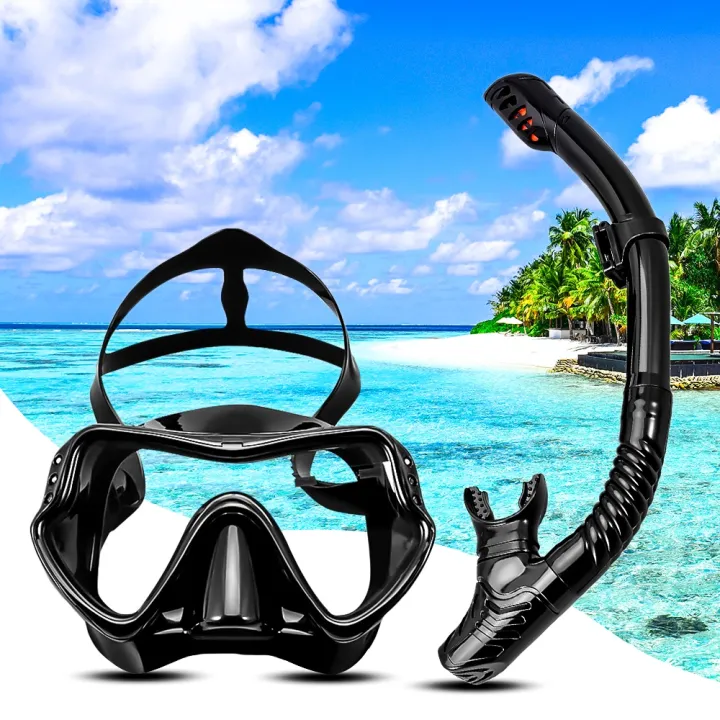 Full Face Snorkel Mask Snorkeling Gear For Adults And Kids, 180 