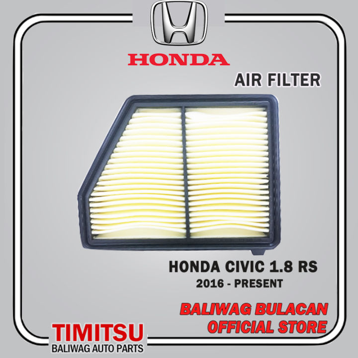 AIR FILTER HONDA CIVIC 1.8 RS 2016UP PART NO. 172205BAA00 HONDA