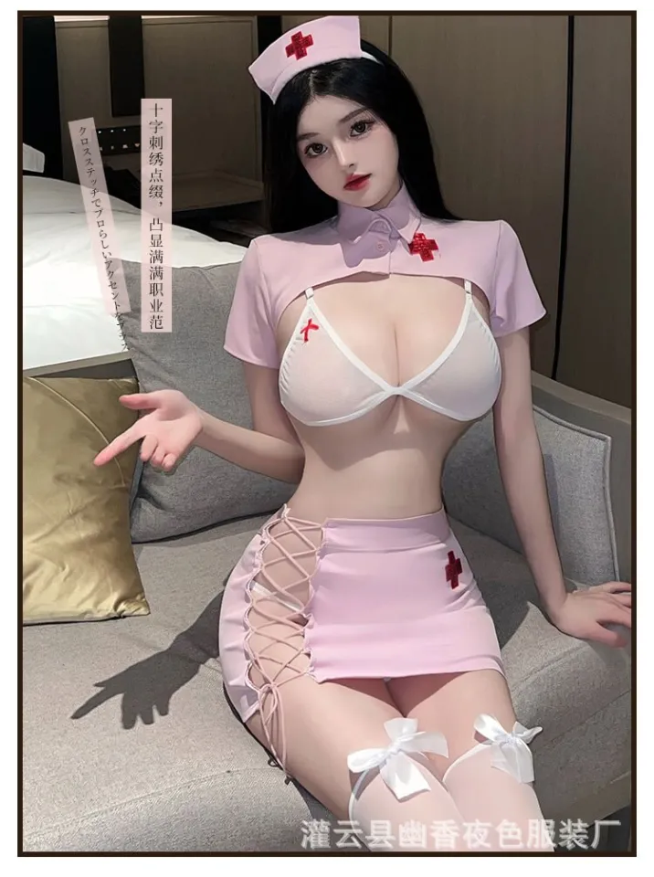 Sex Sey Girl And Girl - Women Adult Sex Cosplay Nursing Girls Porn Underwear Costume Sexy Lingerie  Nurse Uniform Erotic Baby Doll Roped Halter Dress | Lazada.co.th