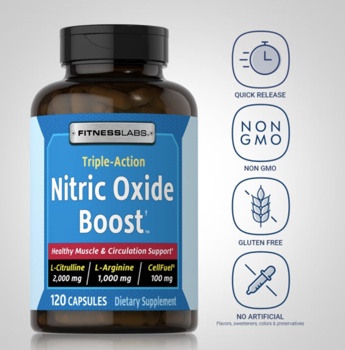 Nitric Oxide Boost, 120 and 240 Capsules Lazada PH