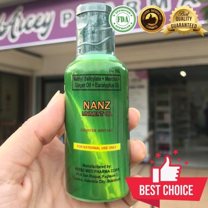 [AUTHENTIC] NANZ HERBAL LINIMENT OIL | Lazada PH