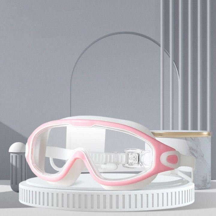 cbt-ซิลิโคนทำจากซิลิโคน-แว่นตาว่ายน้ำว่ายน้ำ-กรอบใหญ่ๆ-ป้องกันหมอก-แว่นตาสำหรับแว่นตา-ปรับได้ปรับได้-มองเห็นได้กว้าง-แว่นตาสำหรับว่ายน้ำ-อุปกรณ์กีฬาสำหรับเด็ก