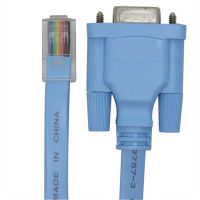 สายเคเบิลเครือข่ายแบบอนุกรม Rj45กับ Rs232พอร์ตอนุกรม Db9ตัวเมียเราเตอร์สำหรับ Huawei สายเคเบิลคอนโซลอะแดปเตอร์1.5ม.