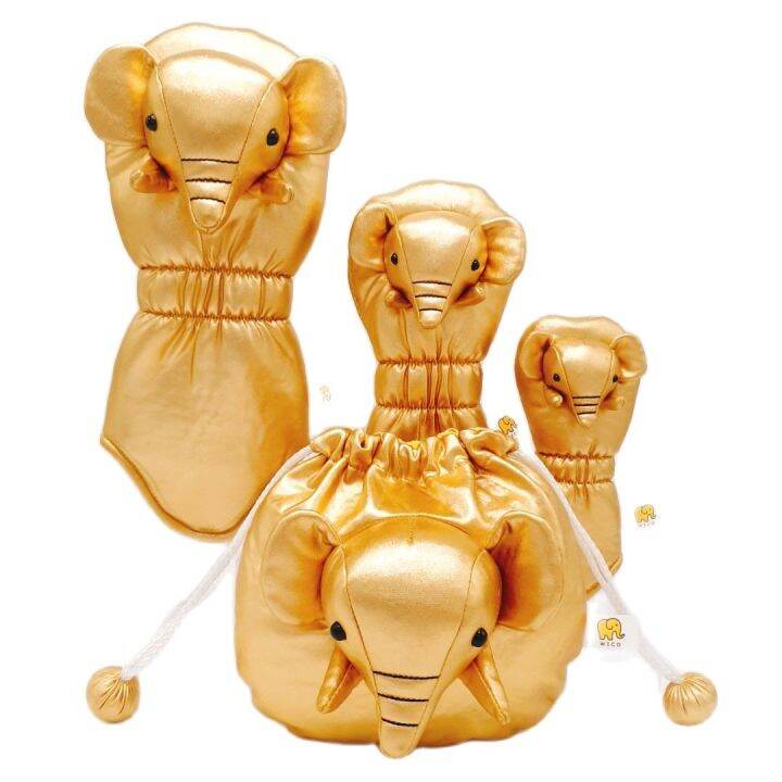 [WICO&Golf] Club Cover Tradition Elephant Royal Gold Elephant/Golf Club