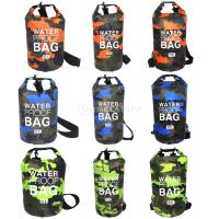 20L Waterproof Dry Bag Foldable Boating Swimming Beach Bag Dry Sack Fishing Boating Kayaking Storage Floating Bag Shoulder Bag