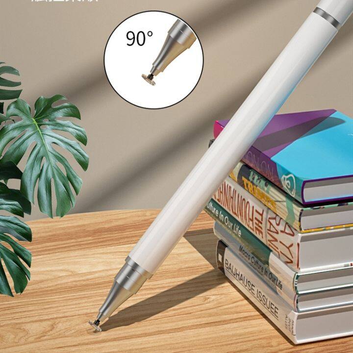 ปากกาสำหรับ-ip-2in1-ปากกา-สไตลัส-stylus-pen-สไตลัส-ปากกาเขียนวาดหน้าจอ-แต่งรูป-ทัชสกรีน-ปากกาทัชสกรีนสำหรับทุกรุ่น-ไม่ต้องชาร์จ