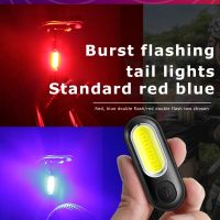 【CW】♧  Caution Emergency with Clip USB Rechargeable Shoulder Flashing Warning Safety Torch Tail Lamp