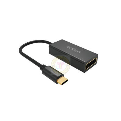 Onten Type C to Displayport adapter-Black OTN-9528****สินค้ารับปรักัน 1 ปีเก็บกล่อง****