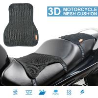 Motorcycle Seat Cushion Cover 3D Mesh Protector Insulation Cushion Honeycomb Motorcycle Seat Cover Cushion Universal for Electri