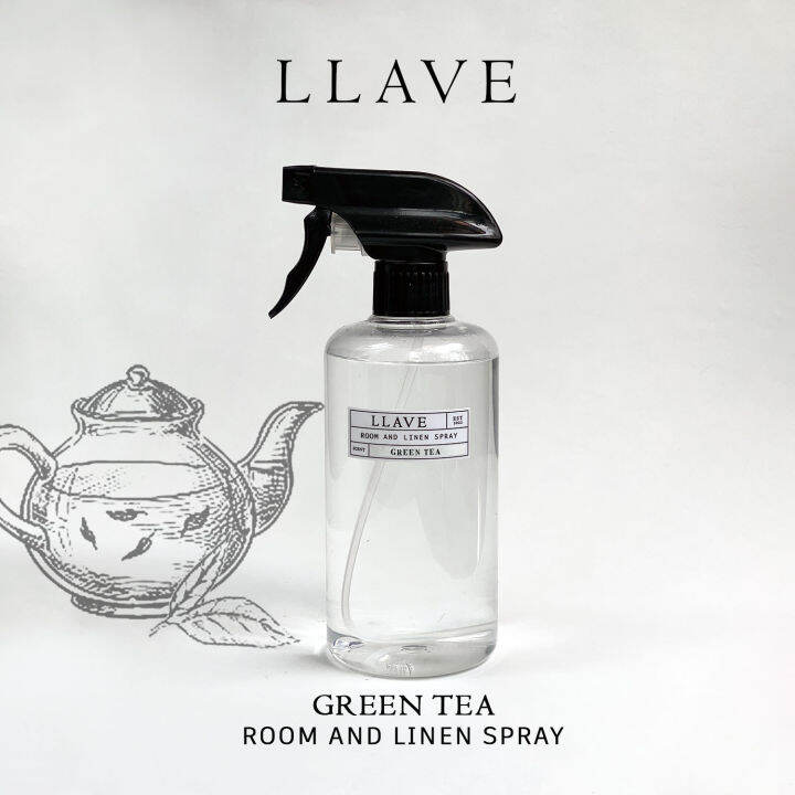 Llave Green Tea Room and Linen Spray No.1 500ml Clear Bottle Lazada PH