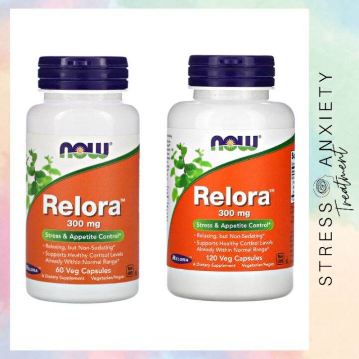 NOW Foods, Relora, 300 mg, 60 Veg Capsules Stress & Appetite Control